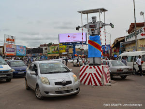 Circulation des véhicules à Kinshasa.